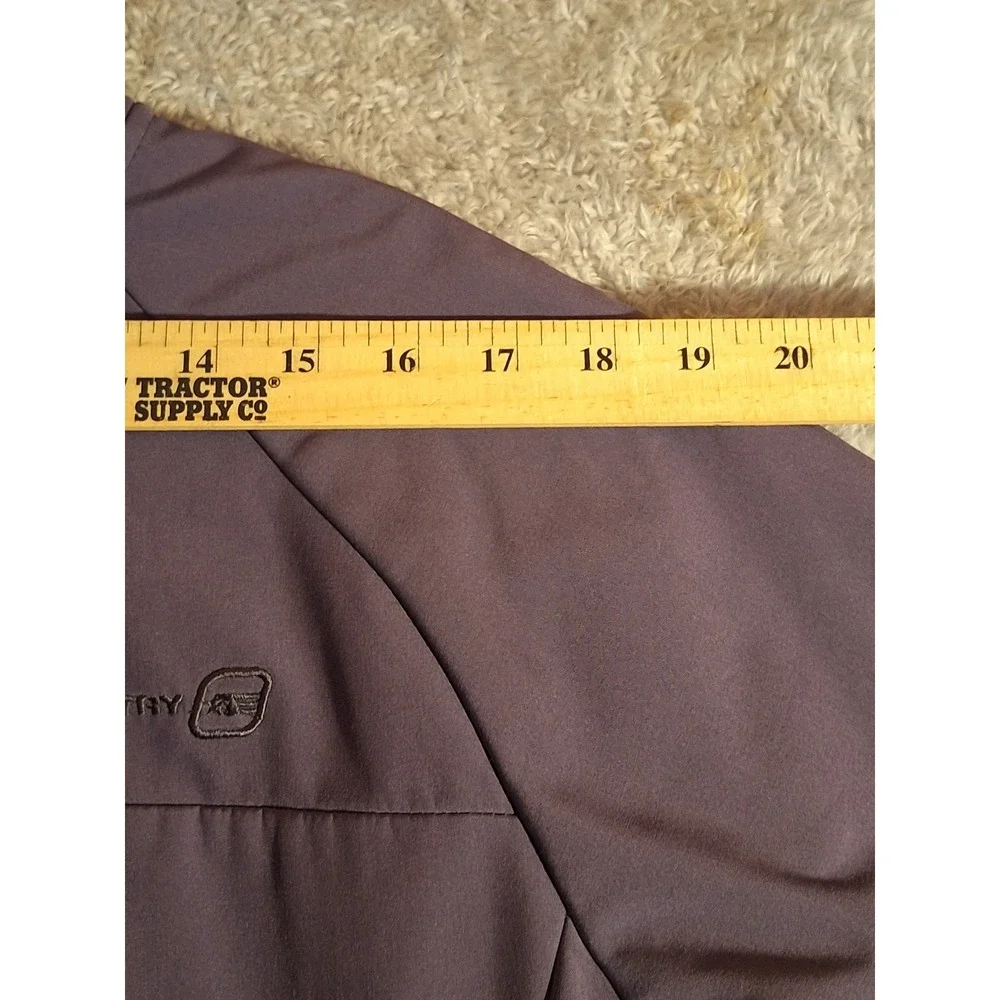 Free Country Mens Softshell Fleece Lined Jacket Purple Medium Full Zip Raglan